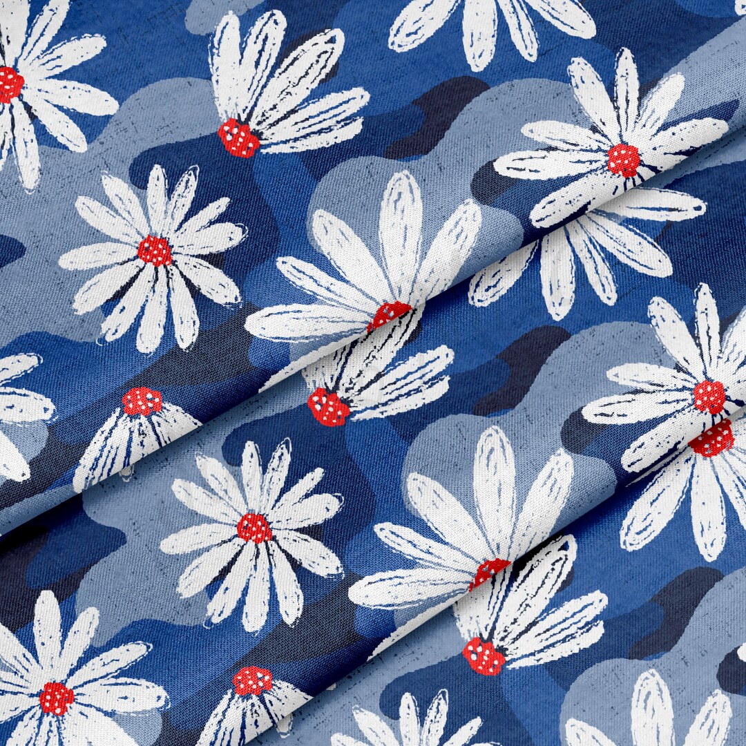 100% Cotton Fabric by the Yard Printed in USA Cotton Sateen - Cotton ...