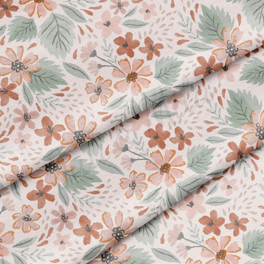 100% Cotton Fabric by the Yard Printed in USA Cotton Sateen - Cotton ...