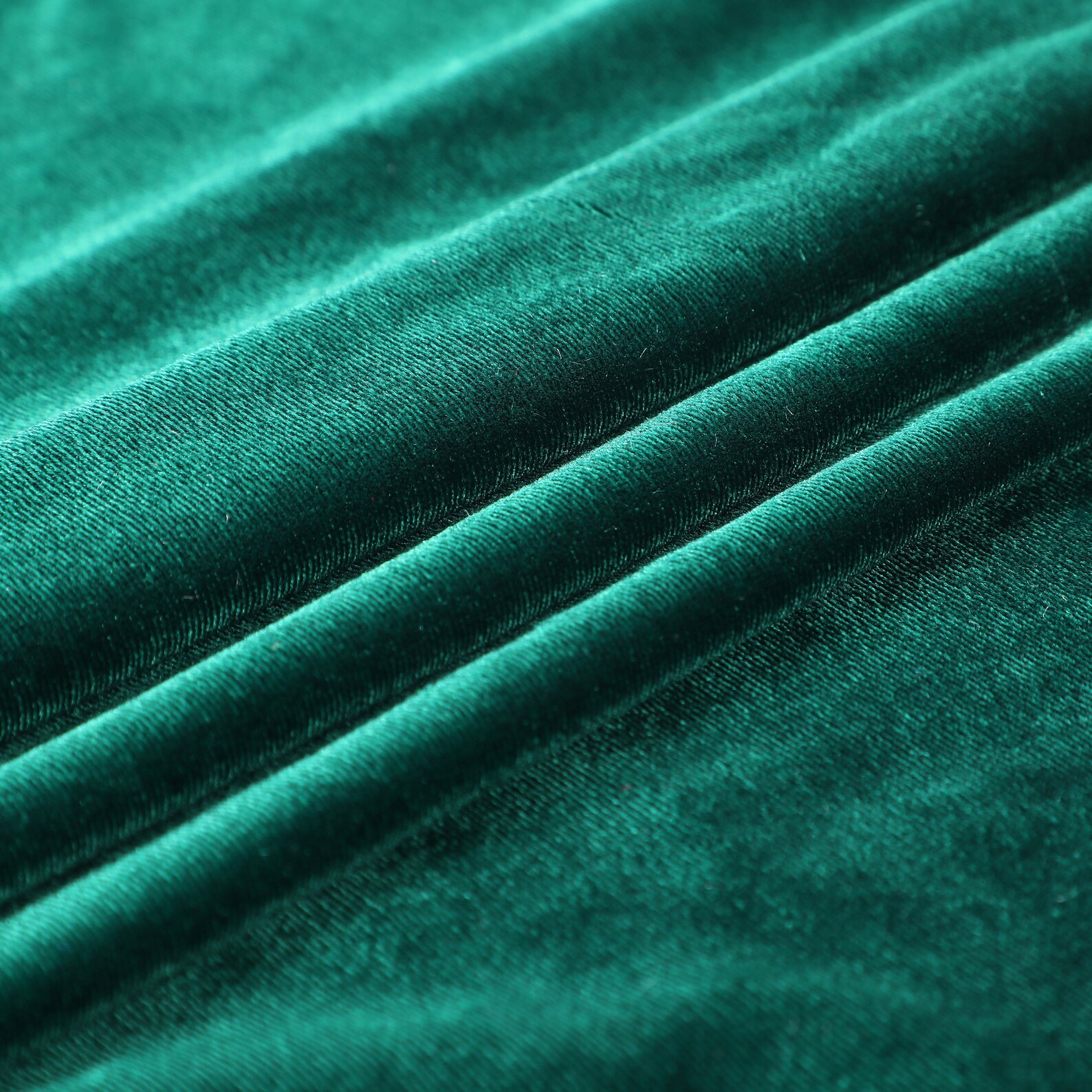 Emerald Green Stretchy Velvet Fabric by the Yard Stretch Etsy