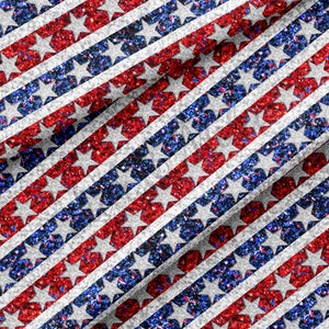 4th of July Printed Liverpool Bullet Textured Fabric by the yard Fabric AA1525