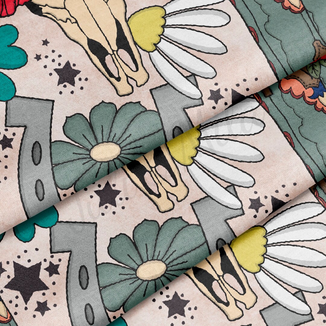 100% Cotton Fabric by the Yard Printed in USA Cotton Sateen - Cotton ...