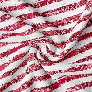 Printed Liverpool Bullet Textured Fabric by the yard  AA2616 Patriotic 4th of July