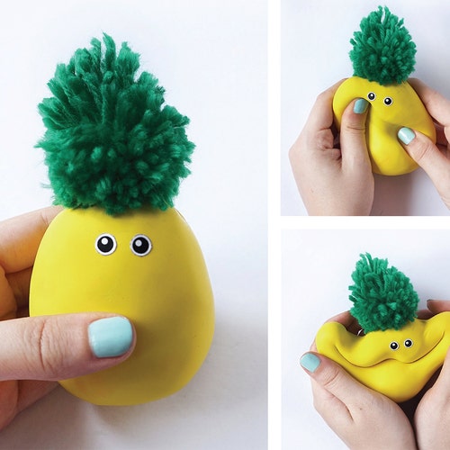 Pineapple Stress Ball Tropical Pineapple Party Christmas - Etsy Pineapple Stress Ball Tropical Pineapple Party Christmas - Etsy