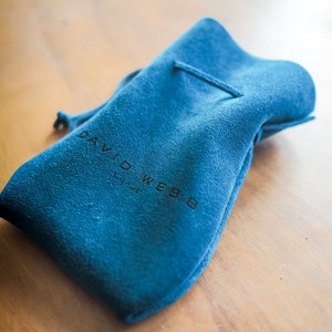 Suede Jewelry Pouch, Travel Drawstring Bag, Personalized Bridesmaids Gifts