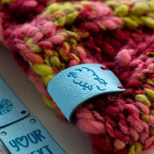 Personalized Knitting project labels, Custom labels, Crochet labels, Knitting Beanies labels, Personalized Yarn Labels, Knitting care labels