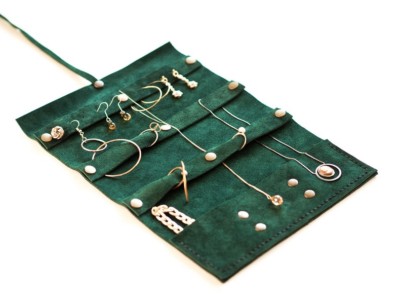 Travel Jewelry Organizer Custom Jewellery Case Leather Etsy