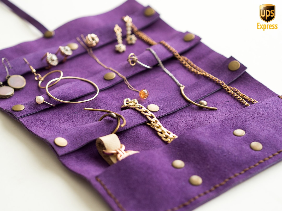 Jewelry Travel Organizer Roll Pouch at Janet Wall blog