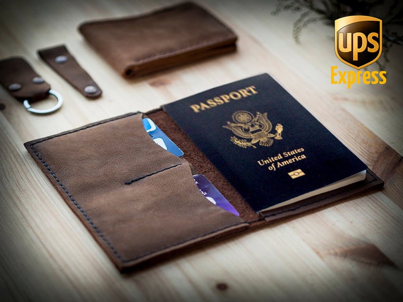 Personalized Leather Notebook Leather Passport Field Notes Etsy