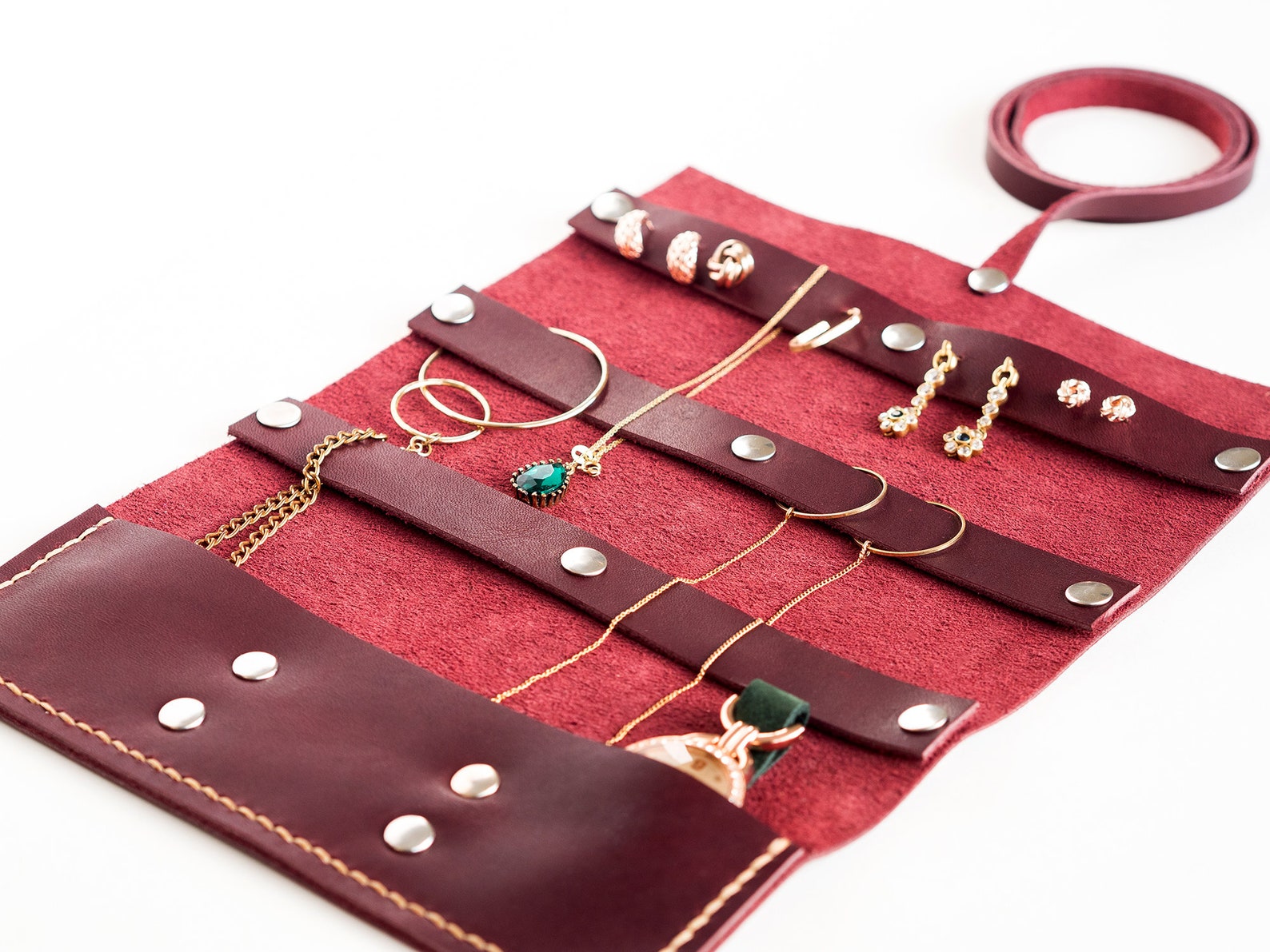 Travel Jewelry Case Custom Jewelry Case Necklace Earring Etsy