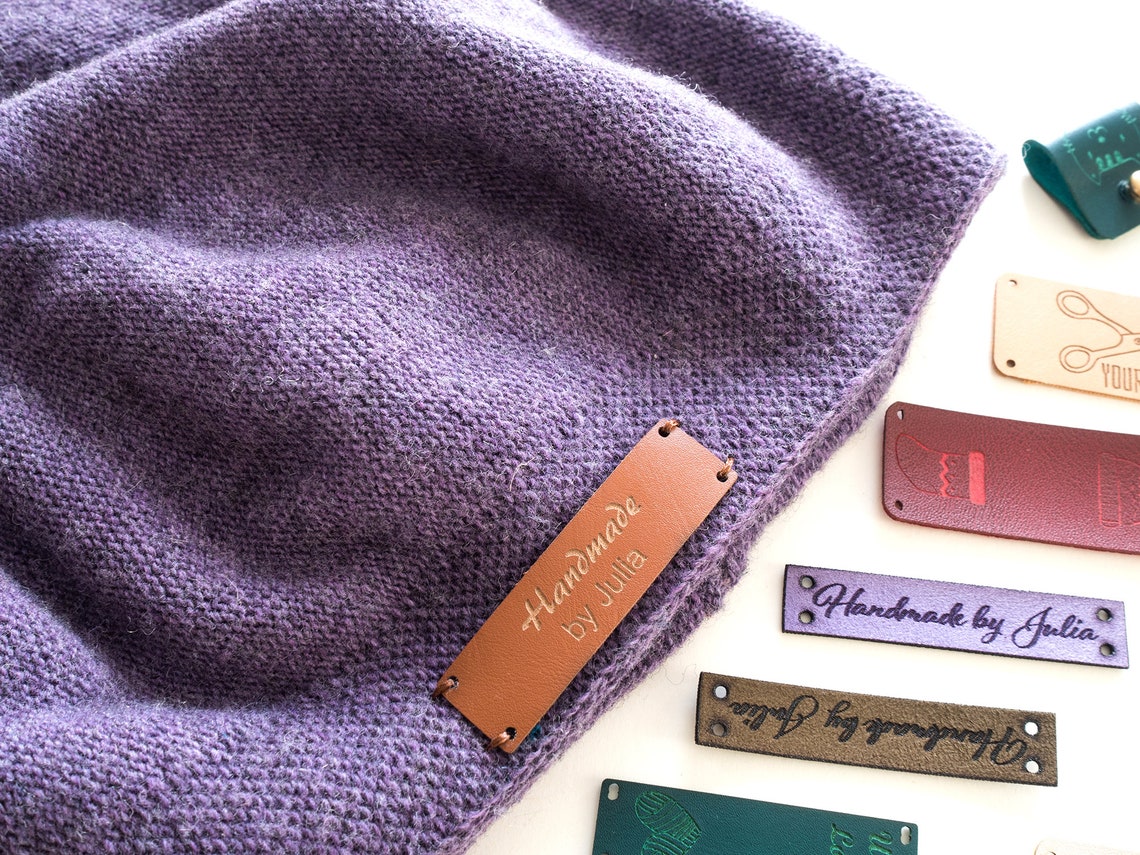 Sewing Name Tags for Handmade Items Custom Labels Etsy