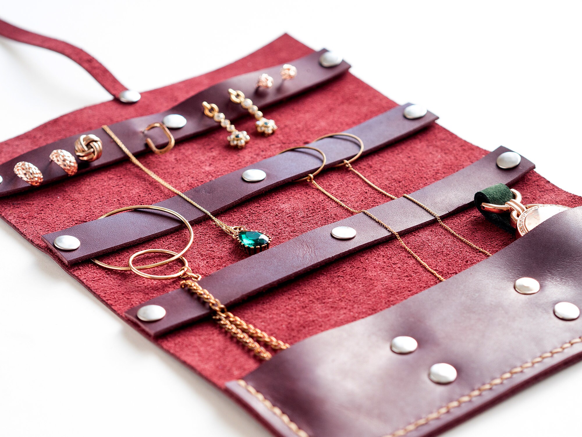 Travel Jewelry Case Custom Jewelry Case Necklace Earring Etsy Ireland