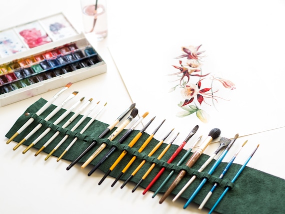 leather paint brushes