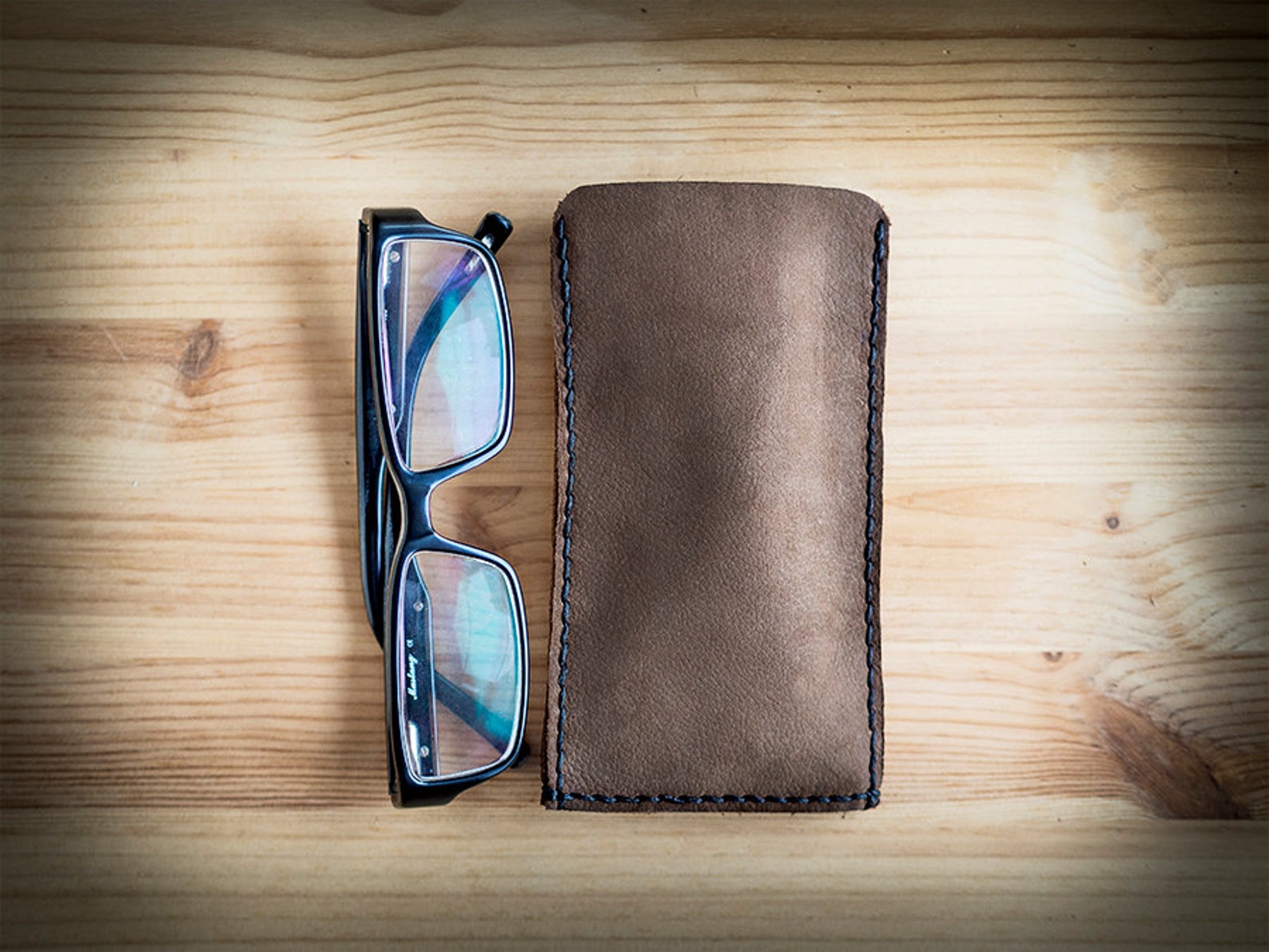 Personalized Leather Glasses Case Eyeglass Case Leather Etsy