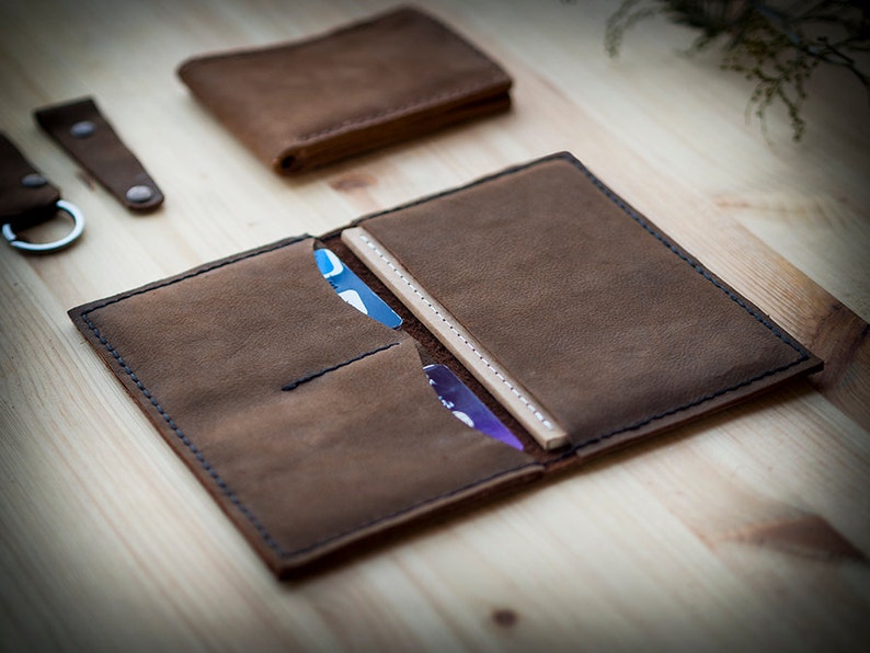 Personalized Leather Notebook Leather Passport Field Notes Etsy