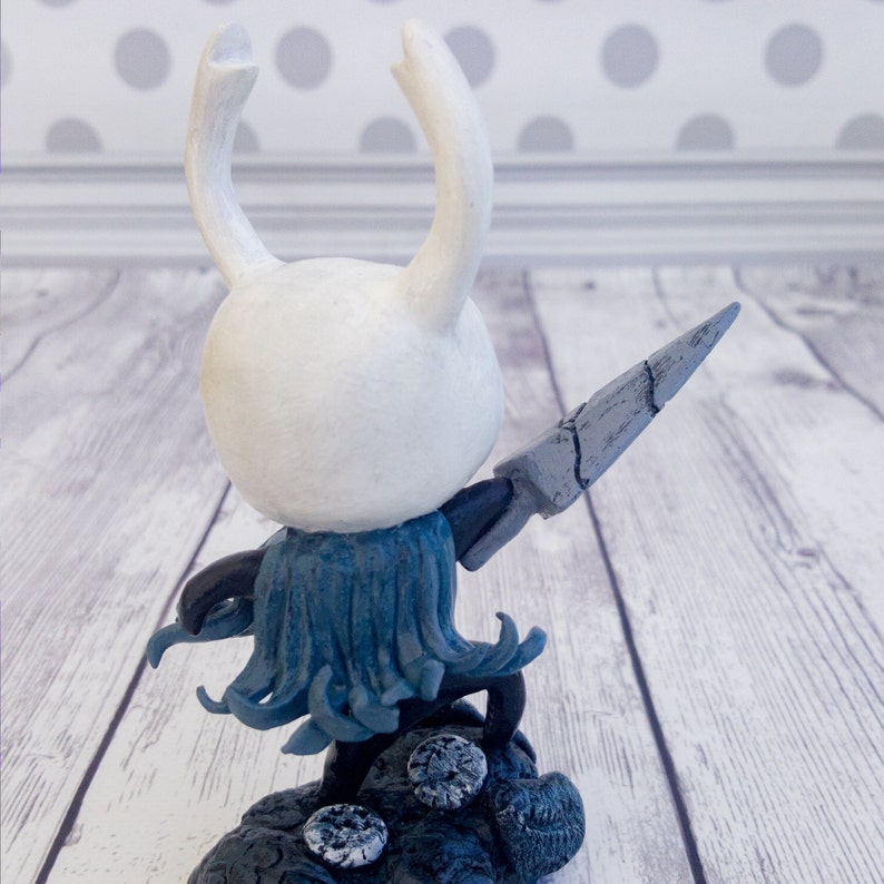 Hollow Knight Figure Polymer Clay Custom Sculpture Handmade Figurine