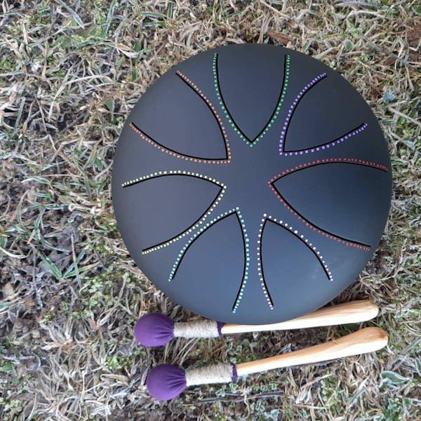 Chakra drum, chakra tongue drum, 432 hz, healing sound, chakra notes and colors