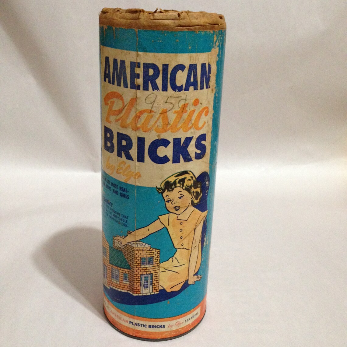 American Plastic Bricks by Elgo No. 705 1950 Vintage Toys Etsy