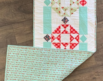 Quilted Table Runner | Handmade| Floral
