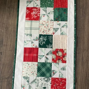Quilted Table Runner | Handmade | Christmas