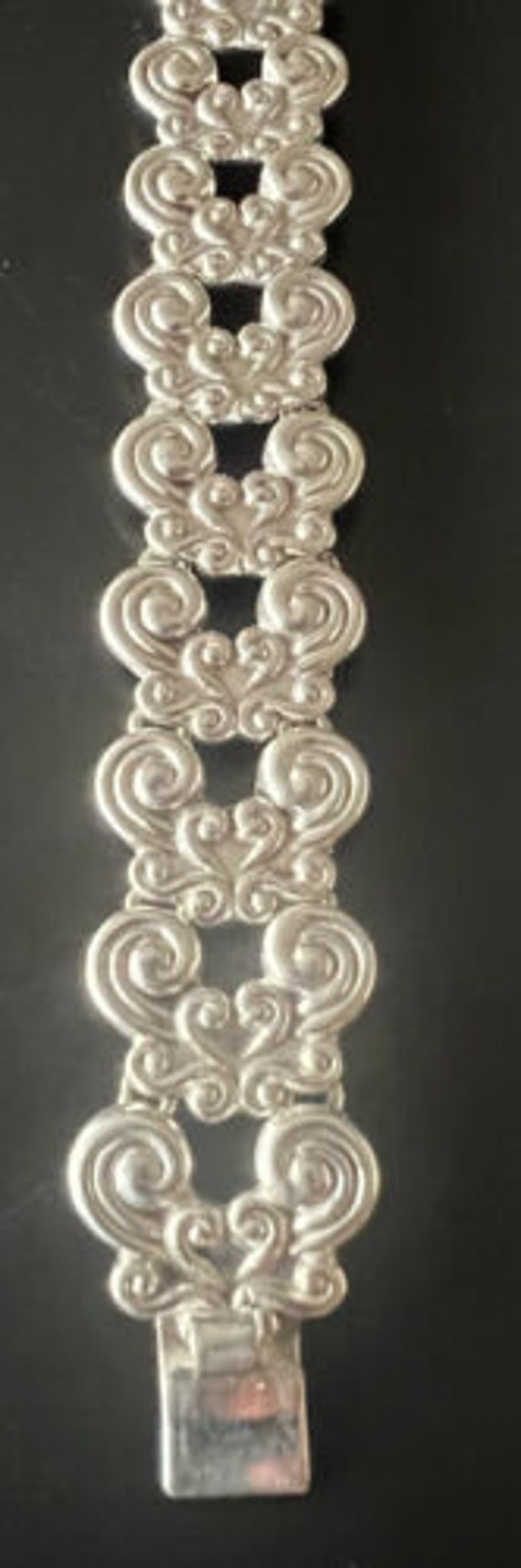 Gerardo Lopez Taxco Mexico 980 Silver Wave Scroll… - image 7