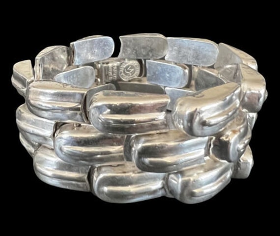 William Spratling Taxco Mexico Sterling Silver Fe… - image 1