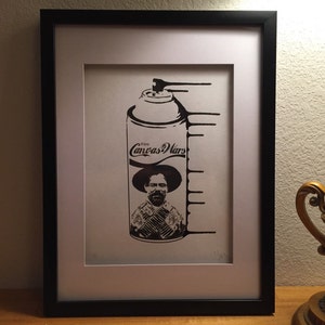Grafitti Wall Art STREET ART Decor Mixed Media Street Art Street Graffiti Pop Art Pancho Villa wall art Street Art Design Spray Can Art
