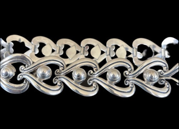 Vintage R. Rivera Taxco Mexico Sterling Silver 30” Belt 206g RARE