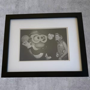 Andy Warhol Photo Mr Potato Head 1989 Scott Robinson Signed B&W Art Print Framed