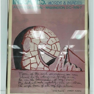 Philip Guston and Stanley Kunitz Signed Serigraph Inscapes Words and Images 1977