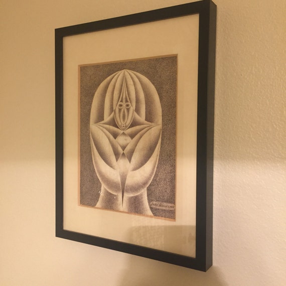 Streszczenie Rysunek Ołówkiem Surrealistyczna Sztuka Ołówek Sztuki Sztuka Sztuki Nowoczesnej Szary Oryginalny Rysunek Ołówkiem Modernistycznym