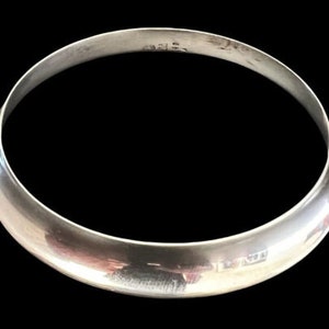 Georg Jensen Sterling Silver Modernist Bangle Bracelet Nanna Ditzel No. 142 A