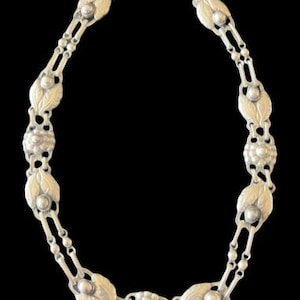 Georg Jensen Danish Sterling Silver Necklace Design No. 1