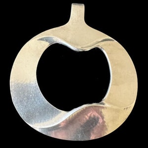 Georg Jensen Denmark Dänischer Sterling Silber Modernist Minimalist Anhänger