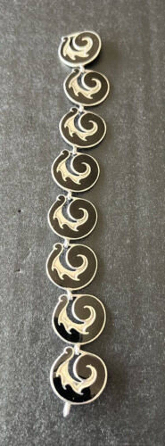 Margot De Taxco Sterling Cuff Heart Bracelet, Hammered & Polished Silver #5195