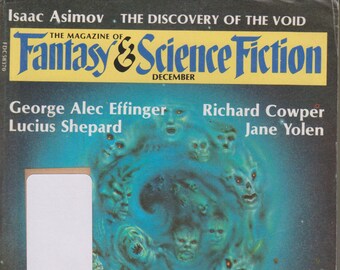 Fantasy & Science Fiction Magazine December 1985 A Spanish Lesson Cover (Magazine: Science Fiction, Fantasy)