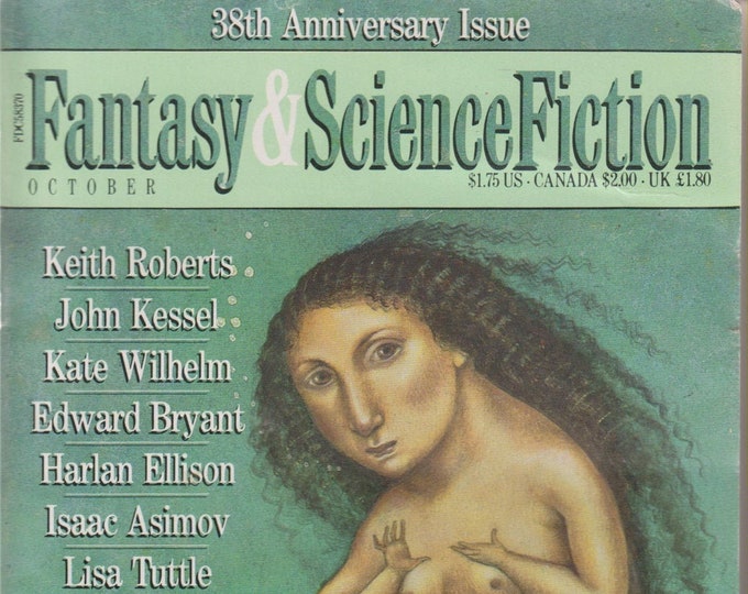 Fantasy & Science Fiction Magazine October 1987 38th Anniversary Issue The Tiger Sweater (Magazine: SciFi, Fantasy)