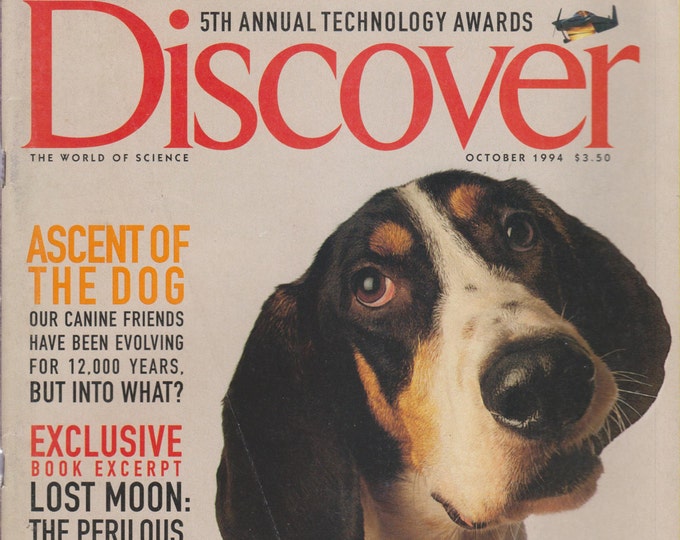 Discover October 1994 - Ascent of the Dog, Lost Moon, 1994 Awards (Magazines: Science)