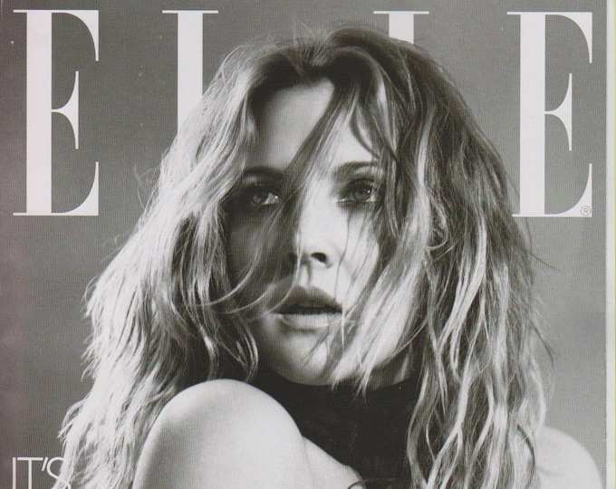 Elle August 2010 It's All About.. Drew Barrymore!   (Magazine: Women's, Fashion)