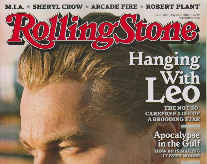 Rolling Stone August 15, 2010 Hanging Out With Leonardo DiCaprio  (Magazine: Music, Commentary)