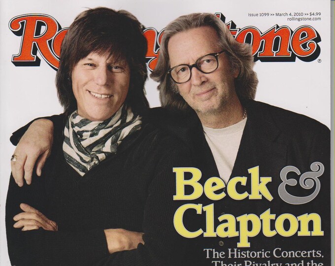 Rolling Stone March 4, 2010 Beck & Eric Clapton   (Magazine: Music, Commentary)