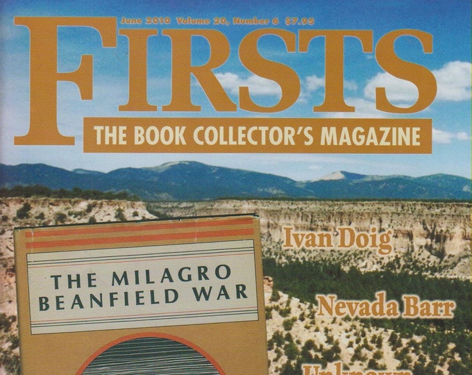 Firsts June 2010 Ivan Doig, Nevada Barr, Unknown Worlds  (Magazine: Book Collecting,  Collectibles)