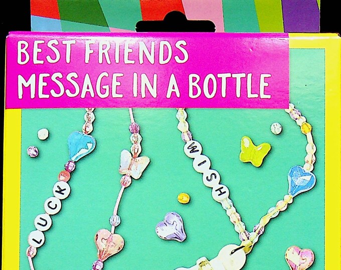 Best Friends Necklace Message  in a Bottle (Children's Crafts, DIY)