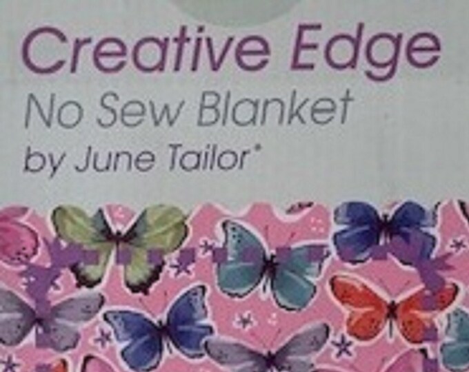 Butterflies and Flowers Creative Edge No Sew Blanket (No Sewing Blanket Kit) (Crafts, DIY, Sewing Craft, Fun Craft)