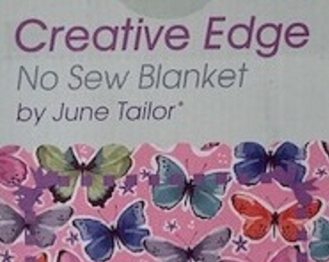 Butterflies and Flowers Creative Edge No Sew Blanket (No Sewing Blanket Kit) (Crafts, DIY, Sewing Craft)