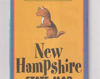 Highlights Which Way USA? New Hampshire State Map (Children's Educational Map) 2000