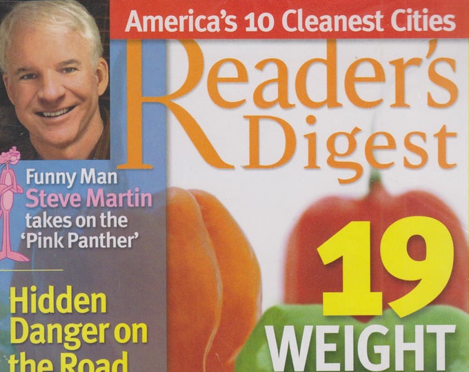 Reader's Digest July 2005 Funny Man Steve Martin, Hidden Dangers on the Road, and more (Magazine: General Interest)