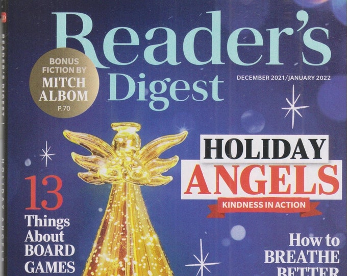 Reader's Digest December 2021 January 2022 Holiday Angels - Kindness in Action  (Magazine: General Interest)
