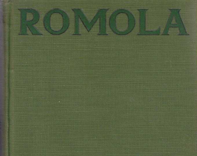 Romola by George Eliot   (Illustrated With Scenes from the 1924 Photoplay (Hardcover: Fiction) circa  1920s