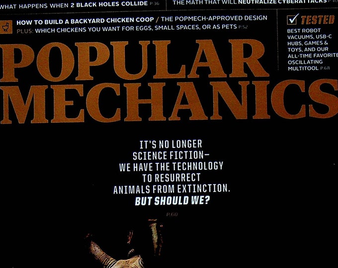 Popular Mechanics November December 2021 Technology to Resurrect Animals from Extinction  (Magazine: General Interest)