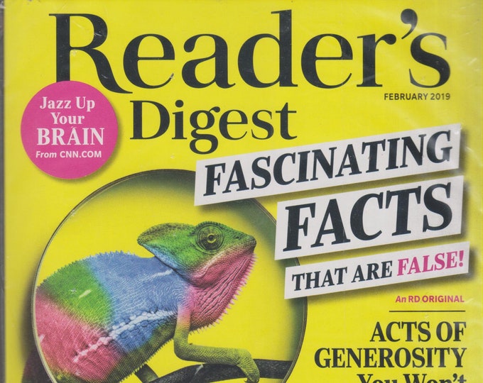 Reader's Digest February 2019 Fascinating Facts That Are False (Magazine, General Interest)